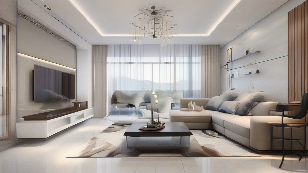 客厅装修新思路：日式自然与轻奢精致的融合美学