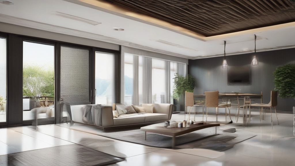 客厅翻新指南：地板铺设+新中式&轻奢风融合设计