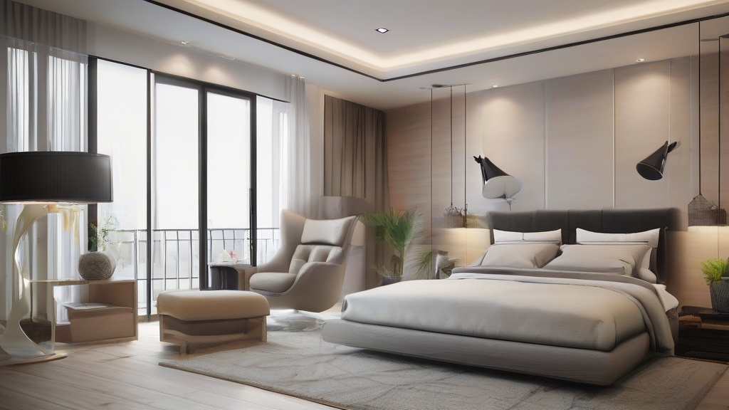 卧室装修全攻略：地板、瓷砖、灯光与现代简约的完美融合