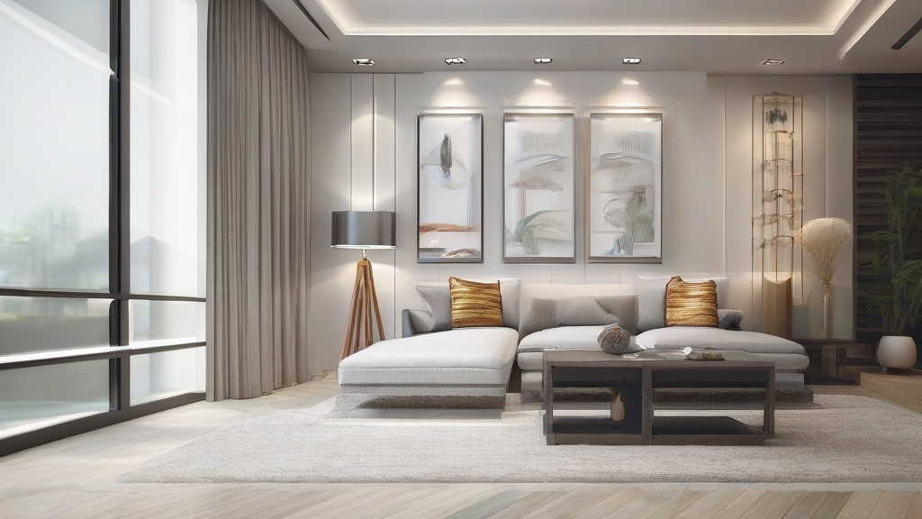 现代简约客厅吊顶设计指南：打造通透高级感空间