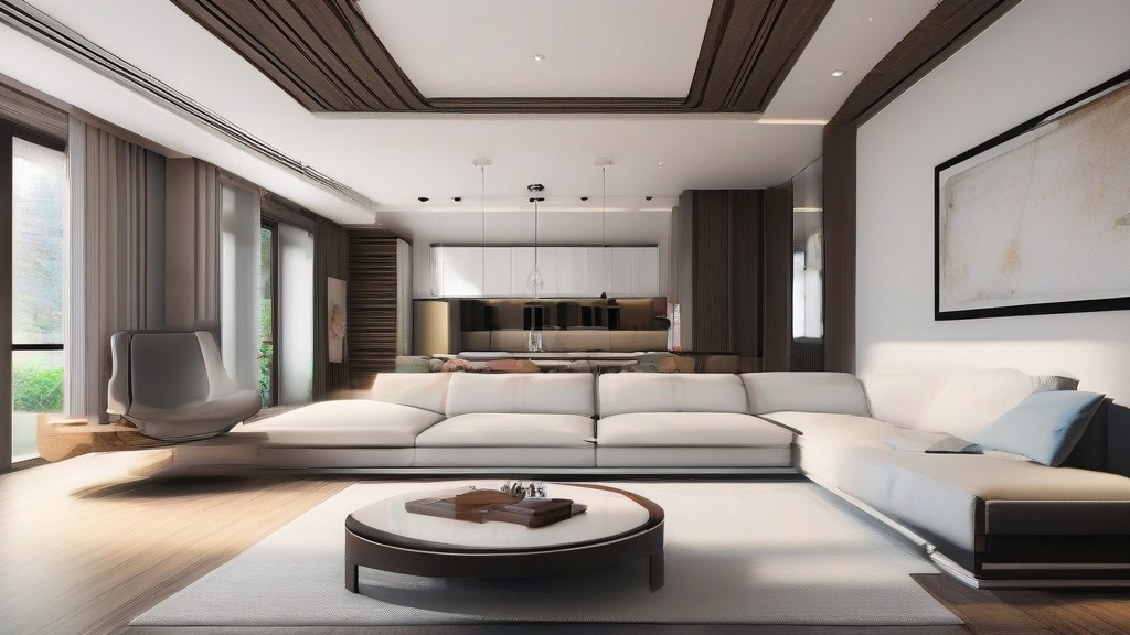 小户型阳台美式风装修指南：吊顶设计让空间显大2倍