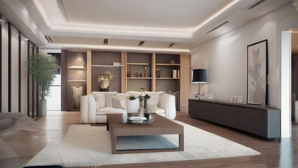 现代简约风玄关装修指南：吊顶设计与空间美学完美融合